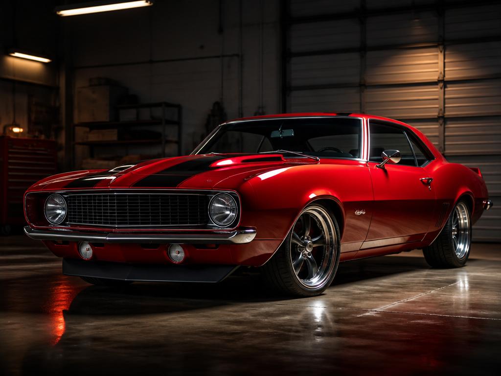 American classic muscle car